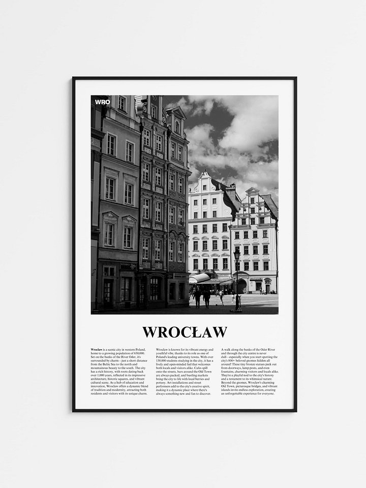 Wroclaw 01 Newspaper Poster product image (1)