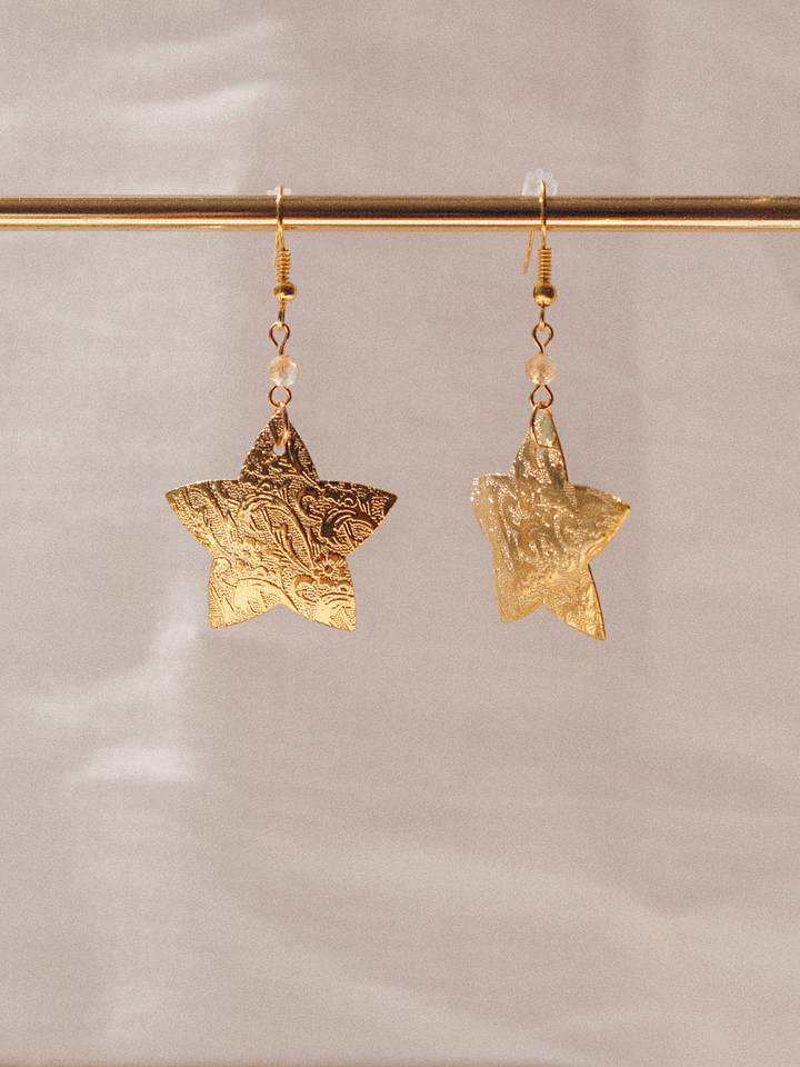 Golden star - Citrine earrings ⭐️ product image (1)