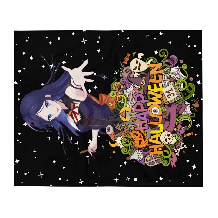 Halloween Anime Throw Blanket product image (2)