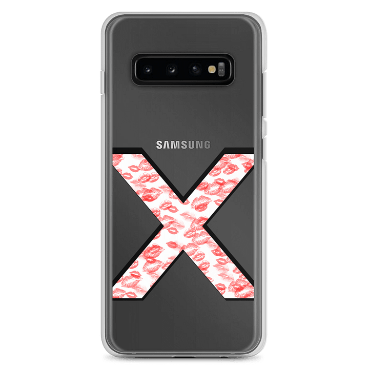 White X Red Lipstick Kisses Phone Case S product image (2)
