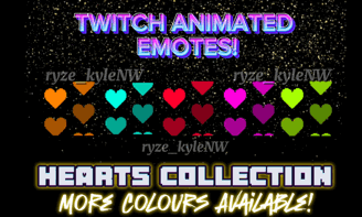 Twitch Animated Emotes Hearts Bundle product image (2)