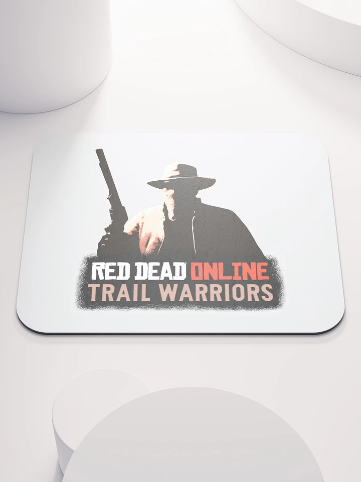 Trail Warriors Red Dead Game Cover Art Gunslinger Mouse Pad product image (1)