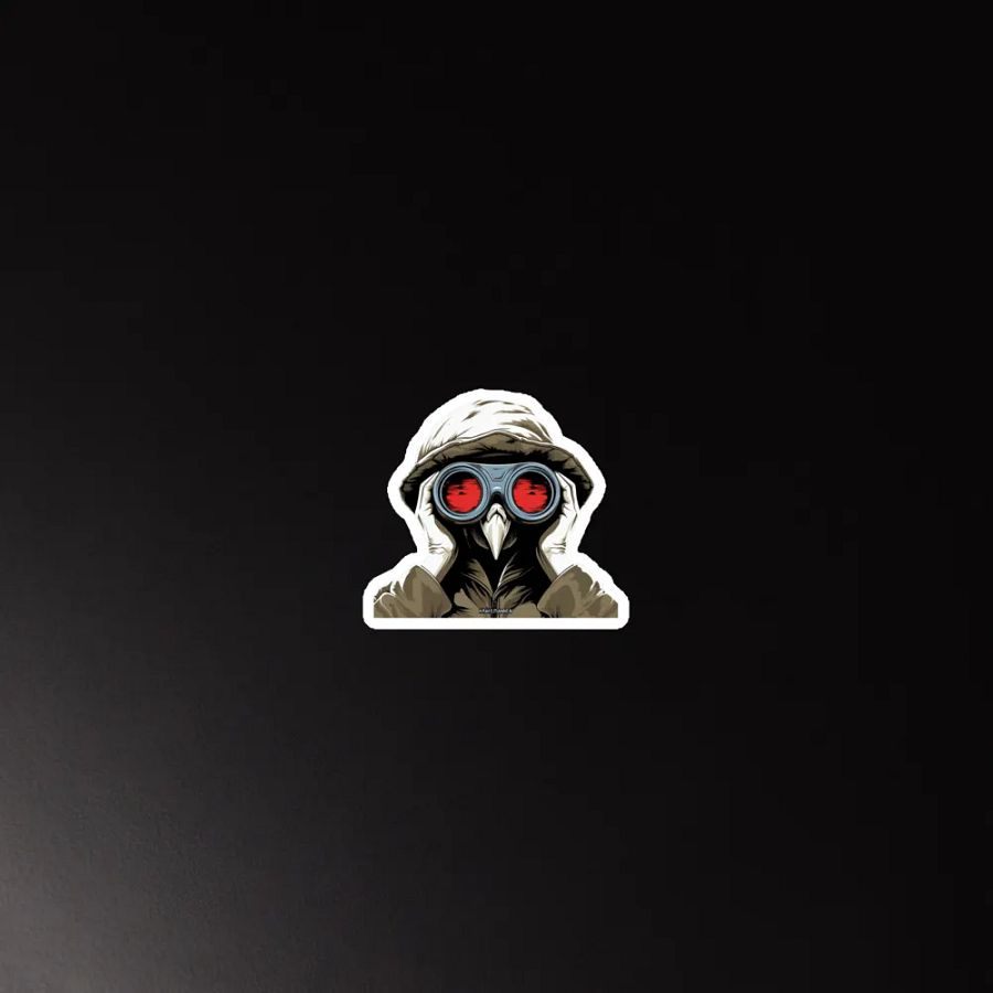 Premium Vinyl Magnet 🔴 Crow Man's Search product image (3)
