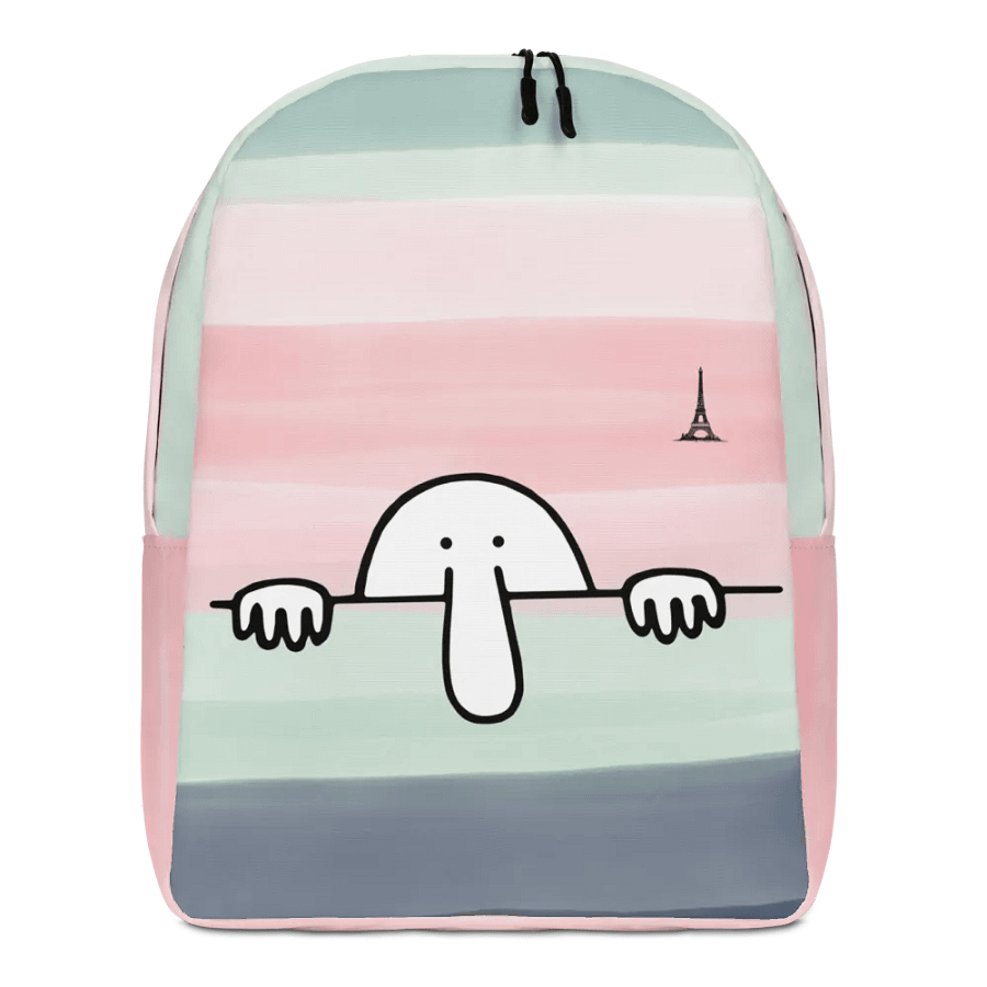 "Kilroy" All-Over Print Minimalist Backpack product image (3)