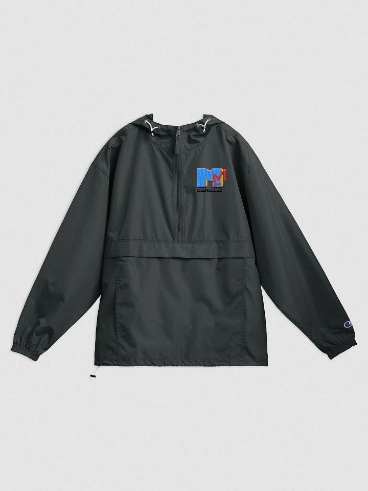 Retro Music Embroided Champion Jacket - Blue product image (2)