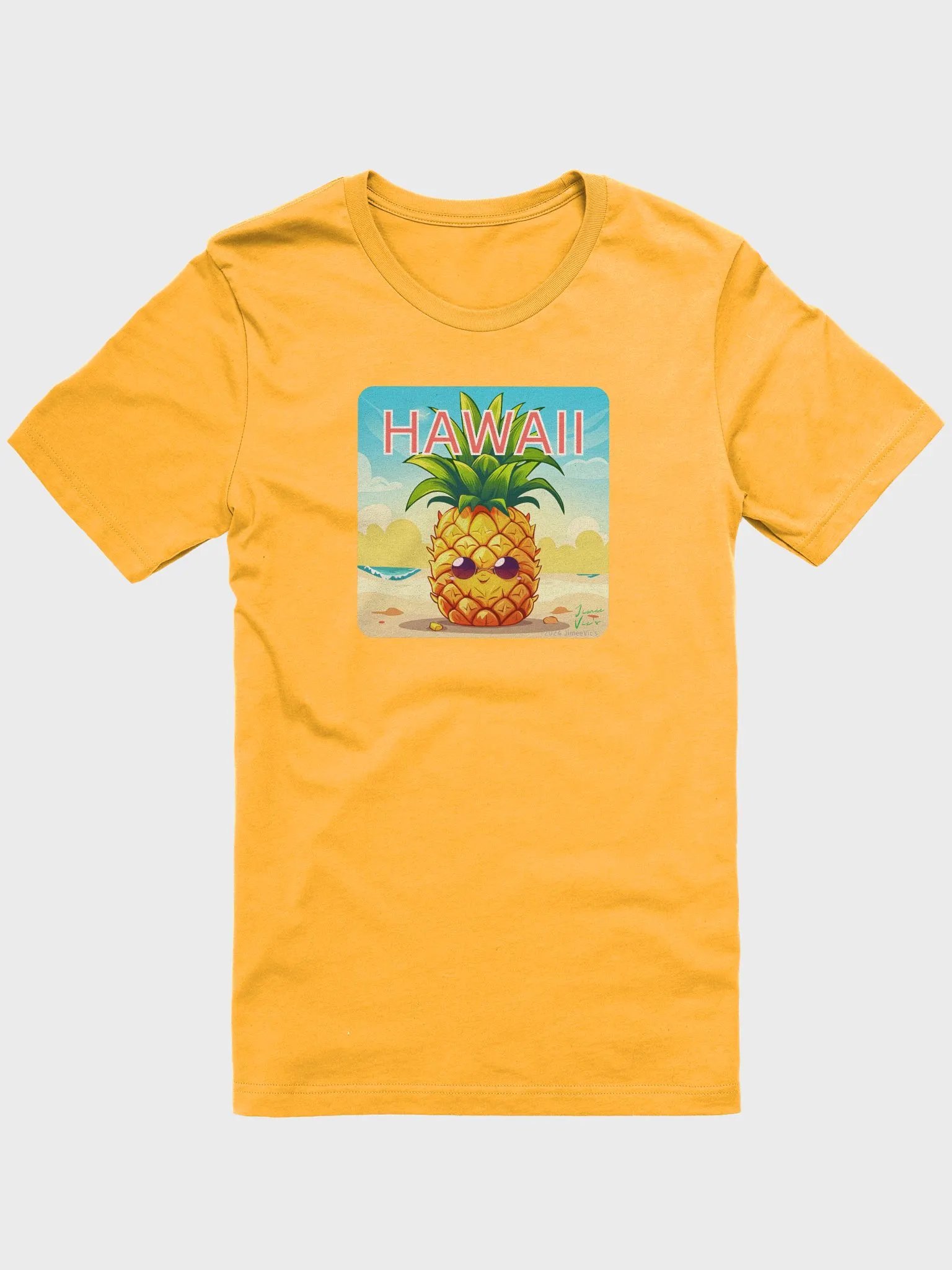 Jimee Vic’s Pineapple Vibes Beach Tee product image (2)