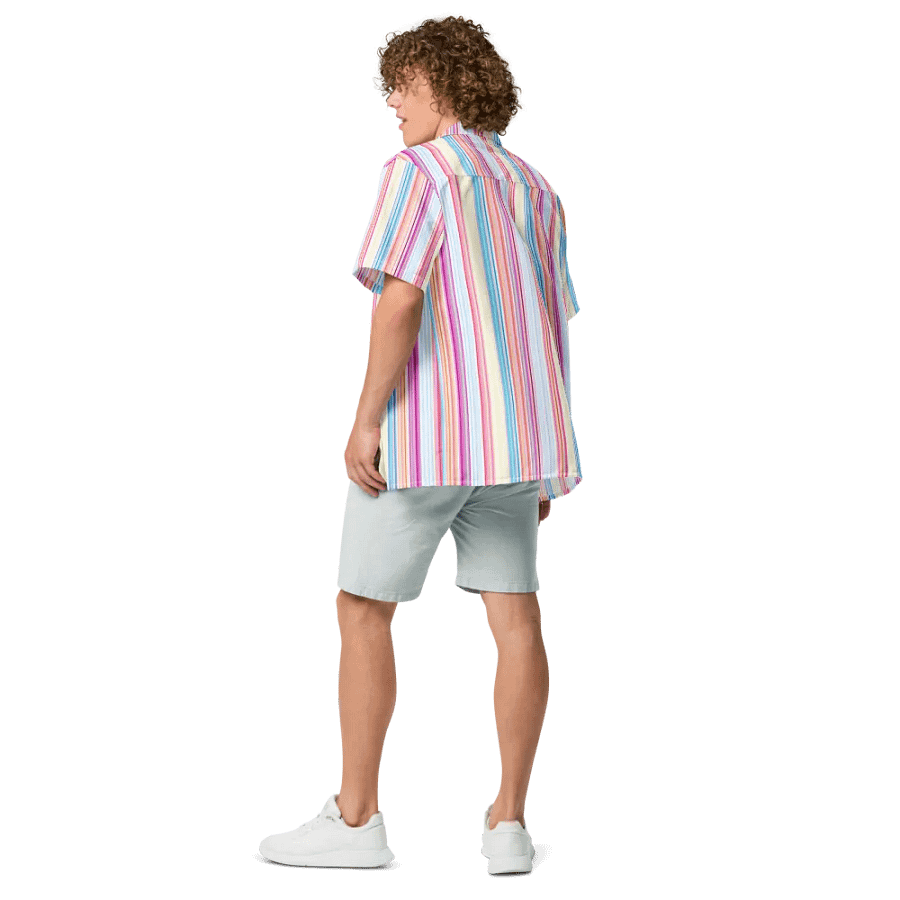 Tropical Breeze Striped Button-Down product image (7)