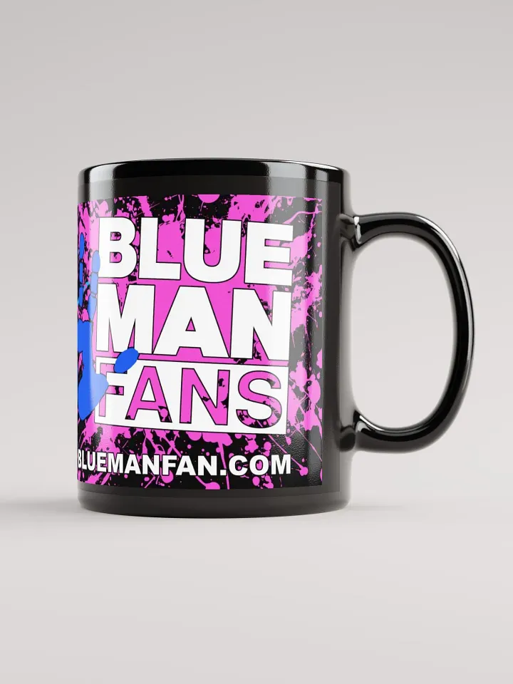 Blue Man Fans Paint Splash Coffee Mug product image (1)
