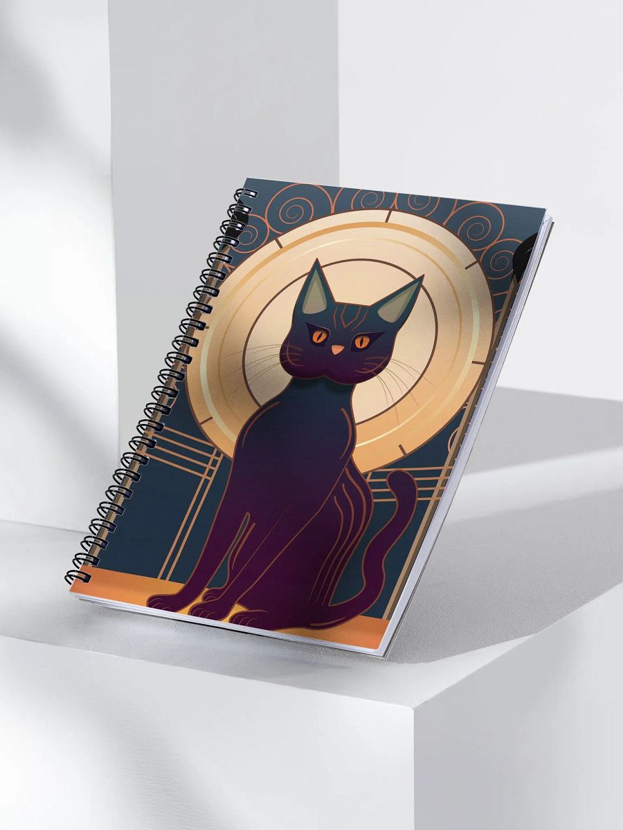 Art Deco Cat Notebook product image (3)