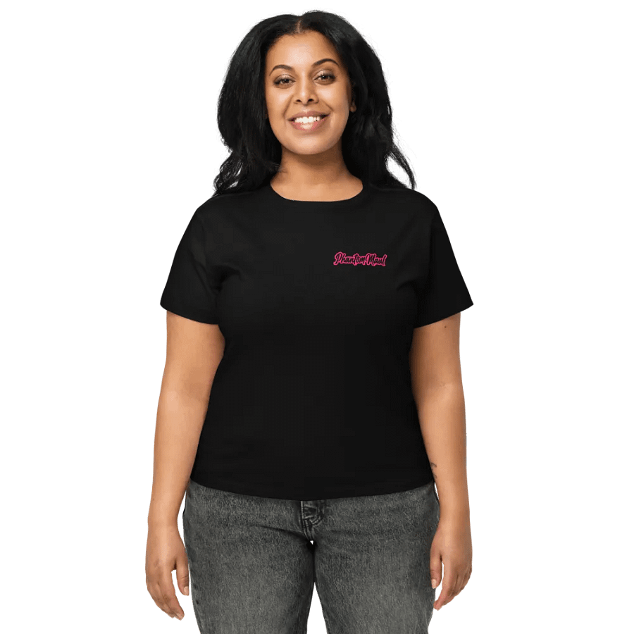 Hot Pink 'PhantomMaul' High-Waisted Tee product image (2)