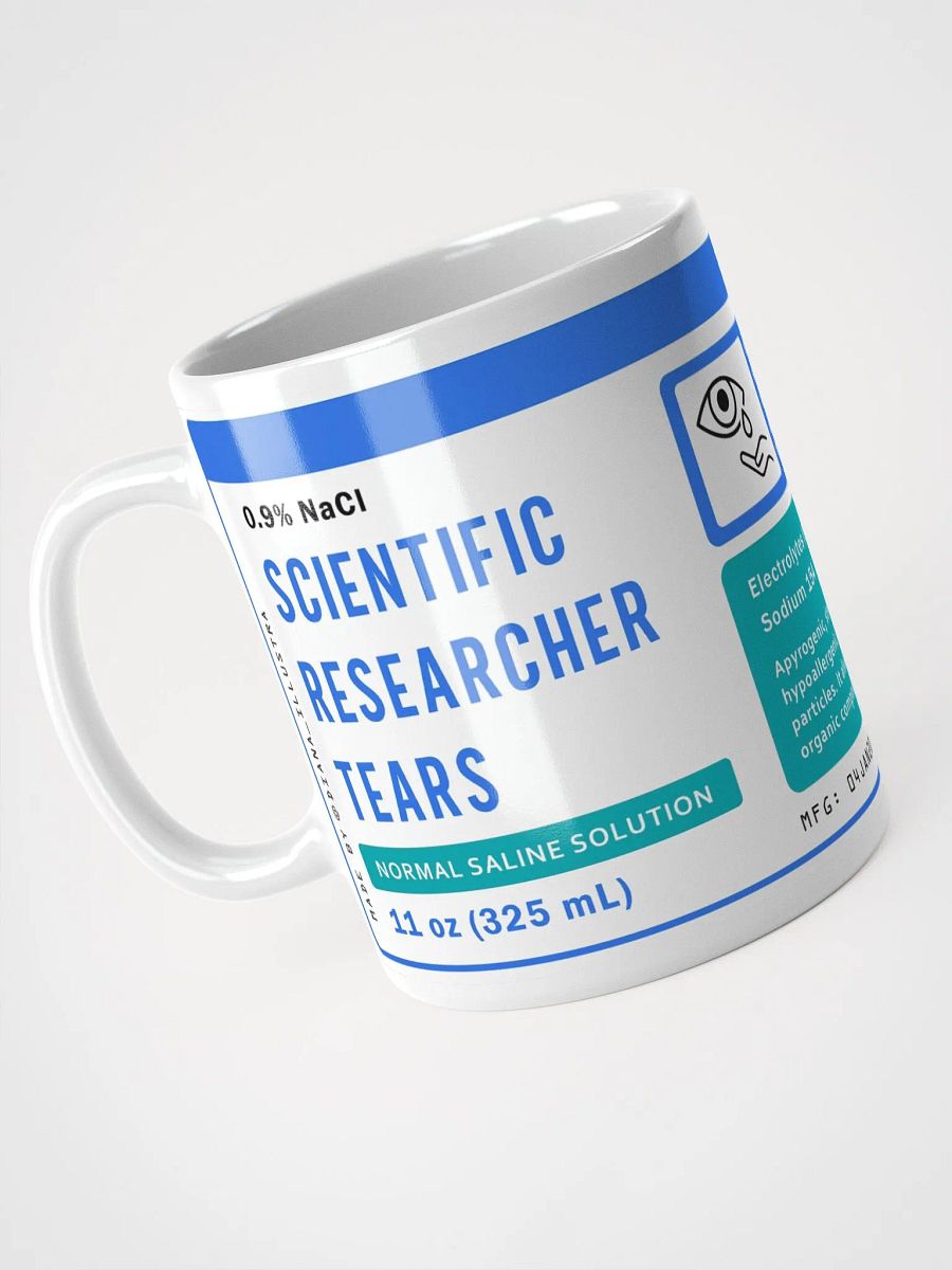 "Scientific researcher tears" Ceramic mug product image (4)
