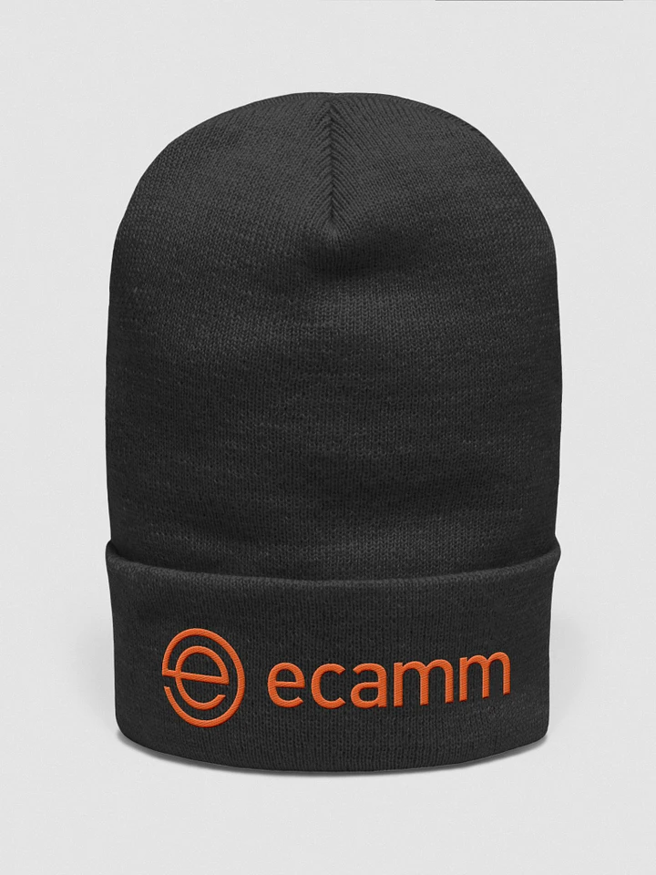 Ecamm Beanie with Orange Logo (Toque for Canadians) product image (1)
