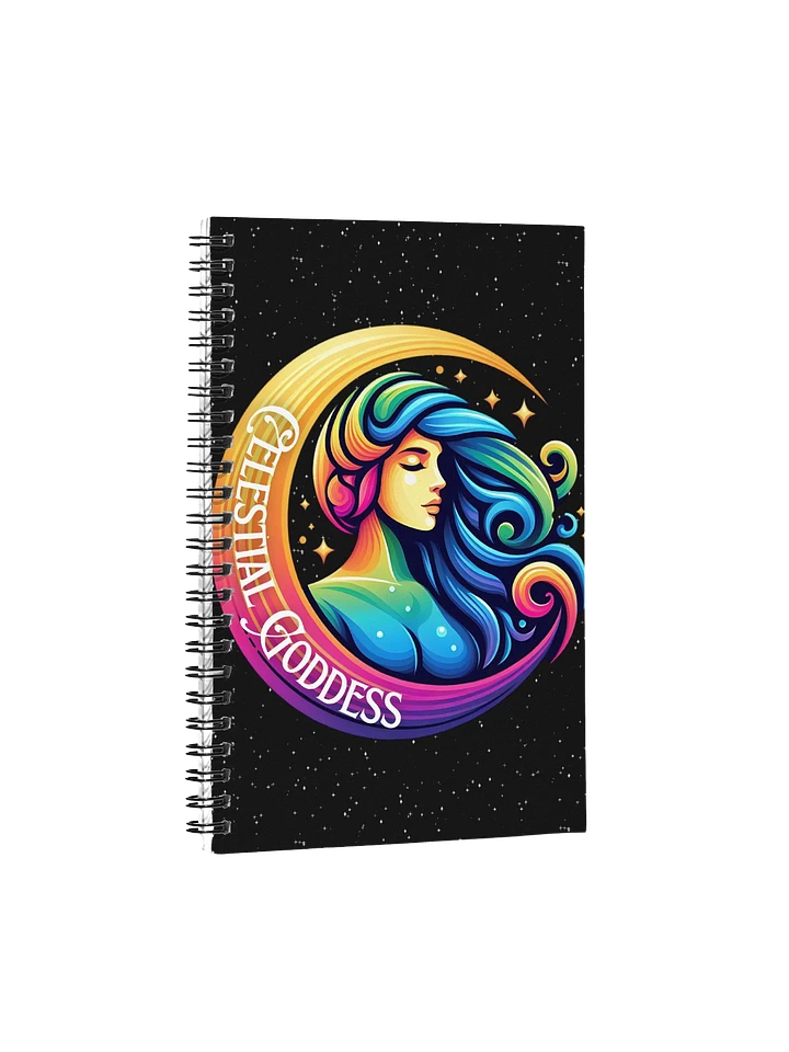 Celestial Crescent Moon Notebook product image (1)