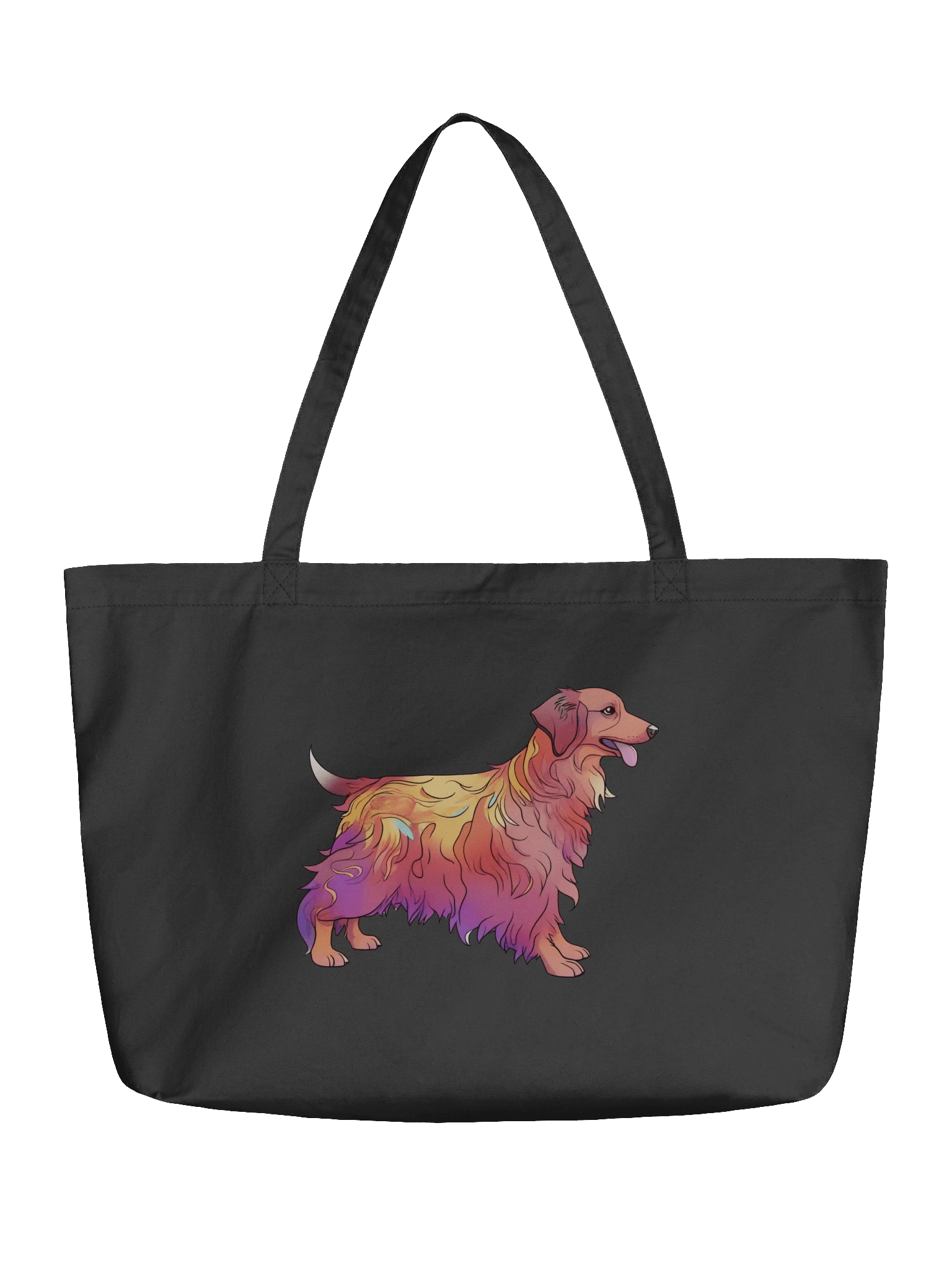 Golden Pup - Eco-conscious Organic Cotton Tote product image (1)