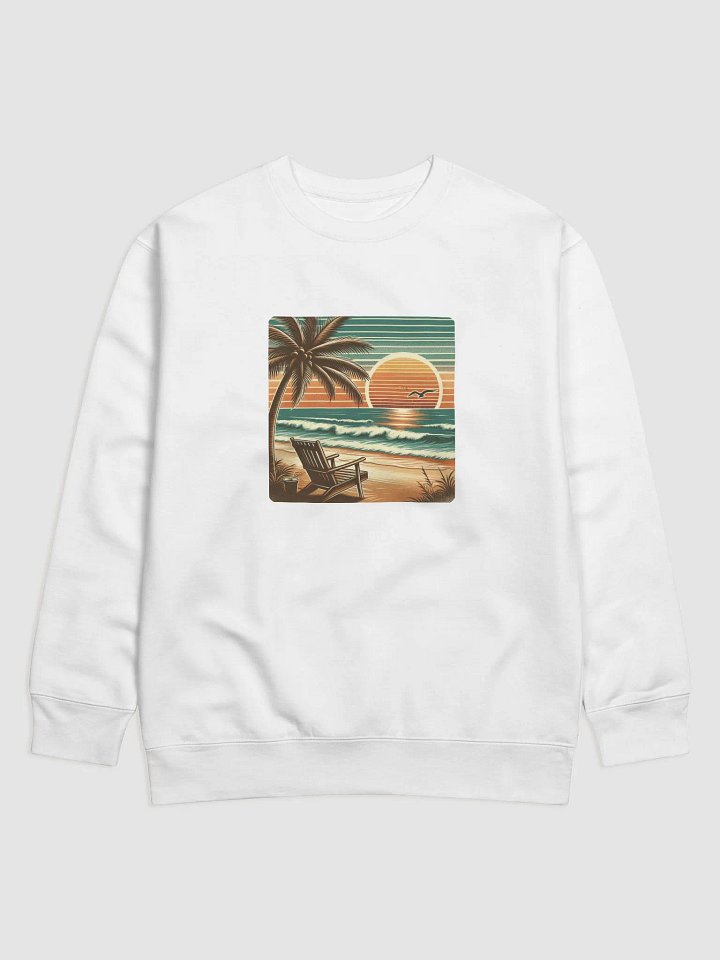 Tropical Sunset Comfort: Premium Sweatshirt | Ai Design product image (37)