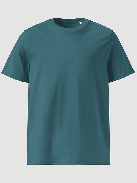 Photo showing Stanley/Stella Unisex Organic Ribbed Neck T-Shirt