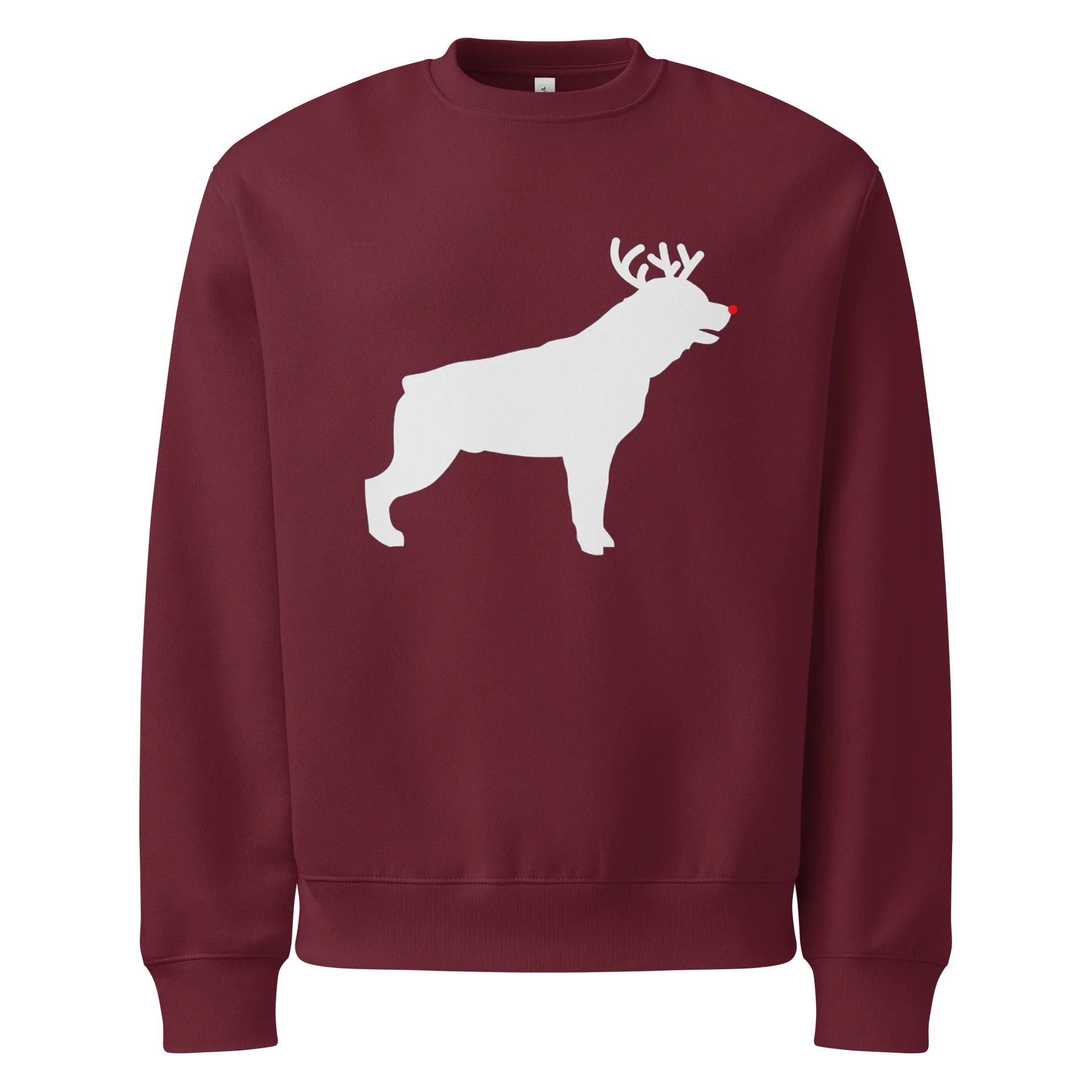 Christmas Red-Nosed Rottweiler Sweatshirt product image (1)
