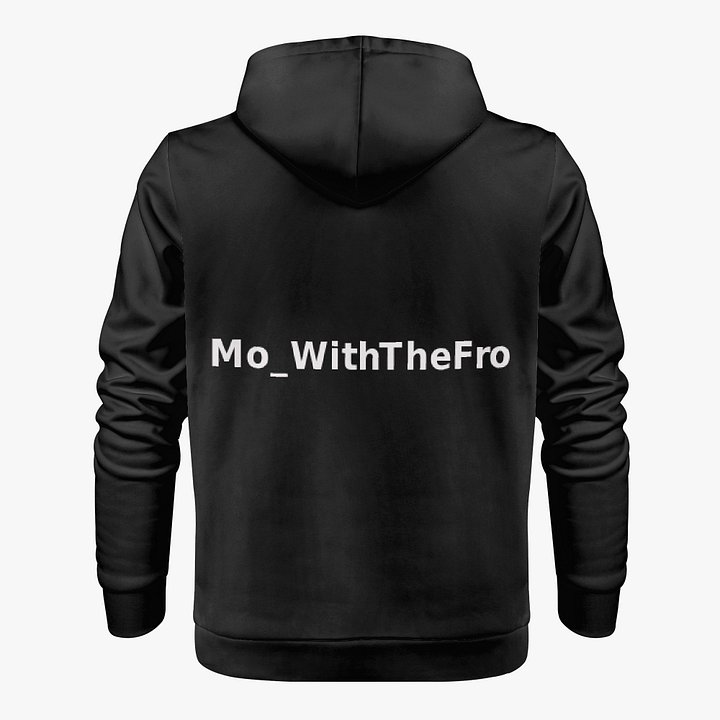 Mo_WithTheFro Black zip up hoodie product image (2)