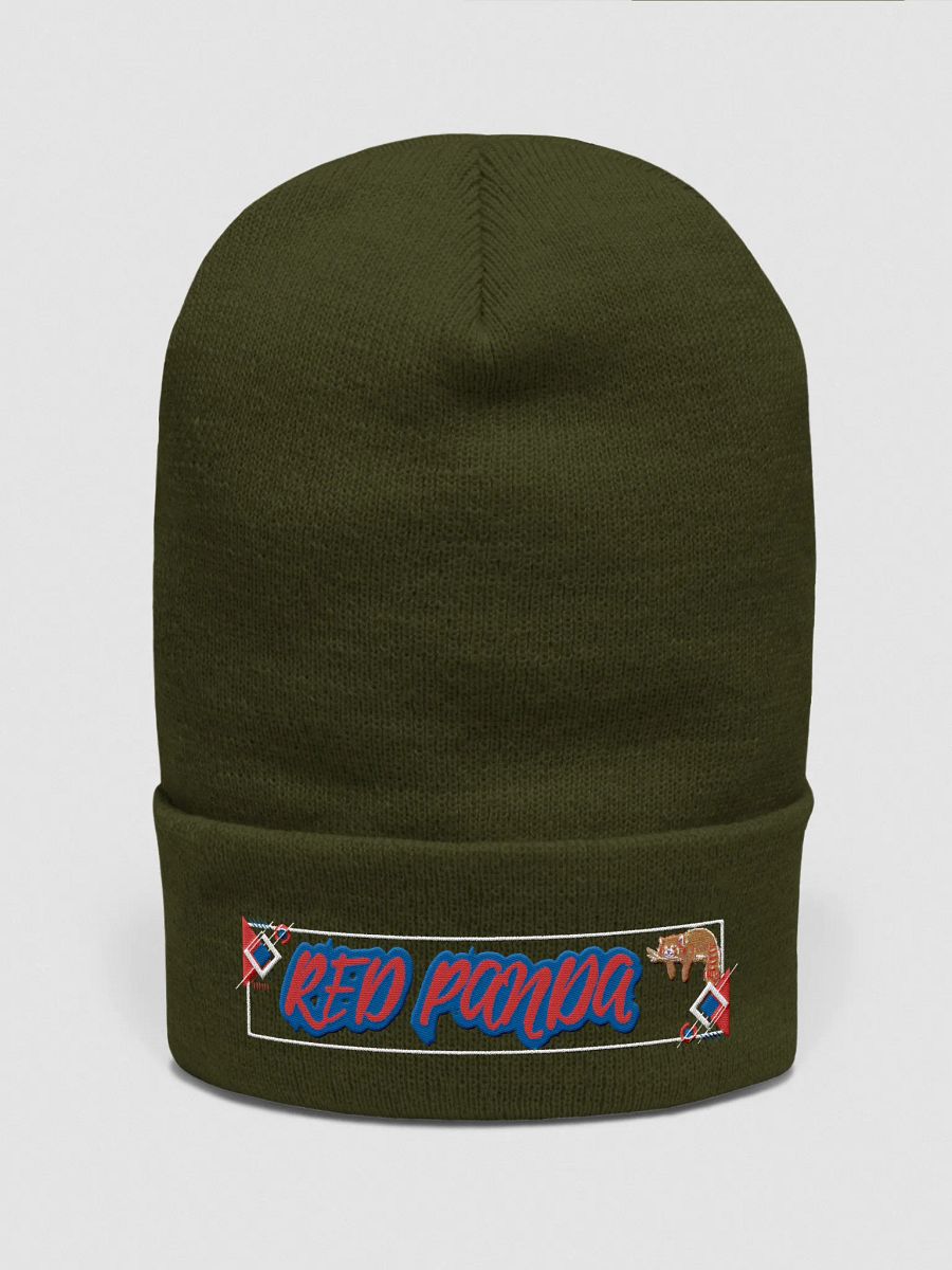 "Zzz" RED PANDA Cuffed Beanie product image (6)