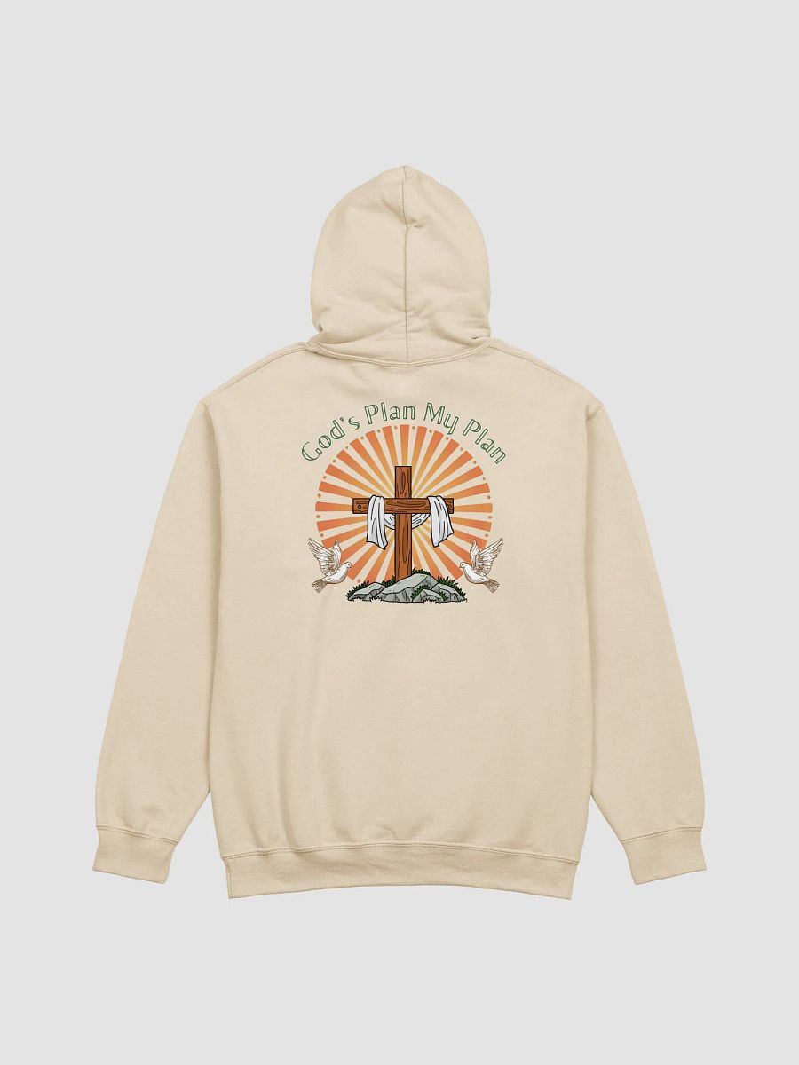 God`s Plan My Plan, Christian Gildan Hoodie - Front/Back. product image (4)