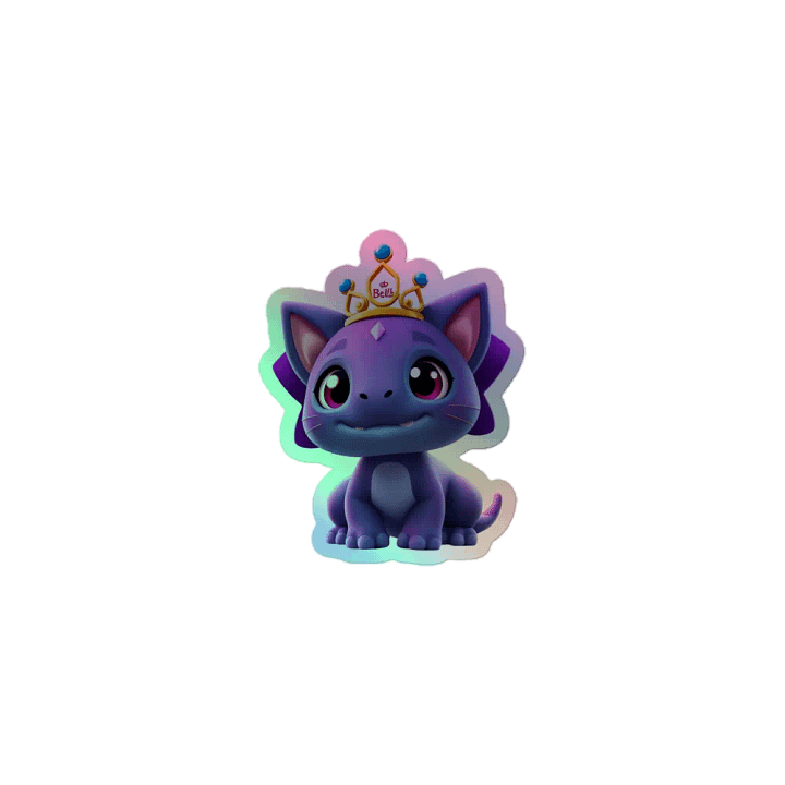Dinokitty Holographic Sticker product image (1)