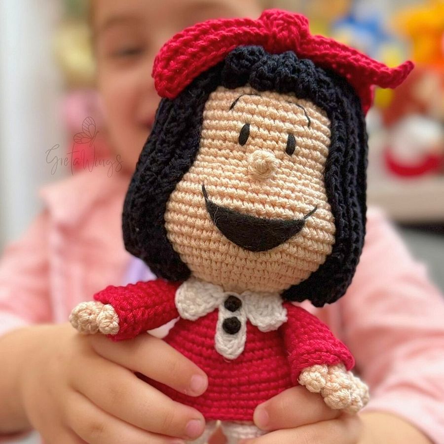 Your Crocheted Mafalda! An Amigurumi Pattern You'll Love. (Digital Download) product image (7)