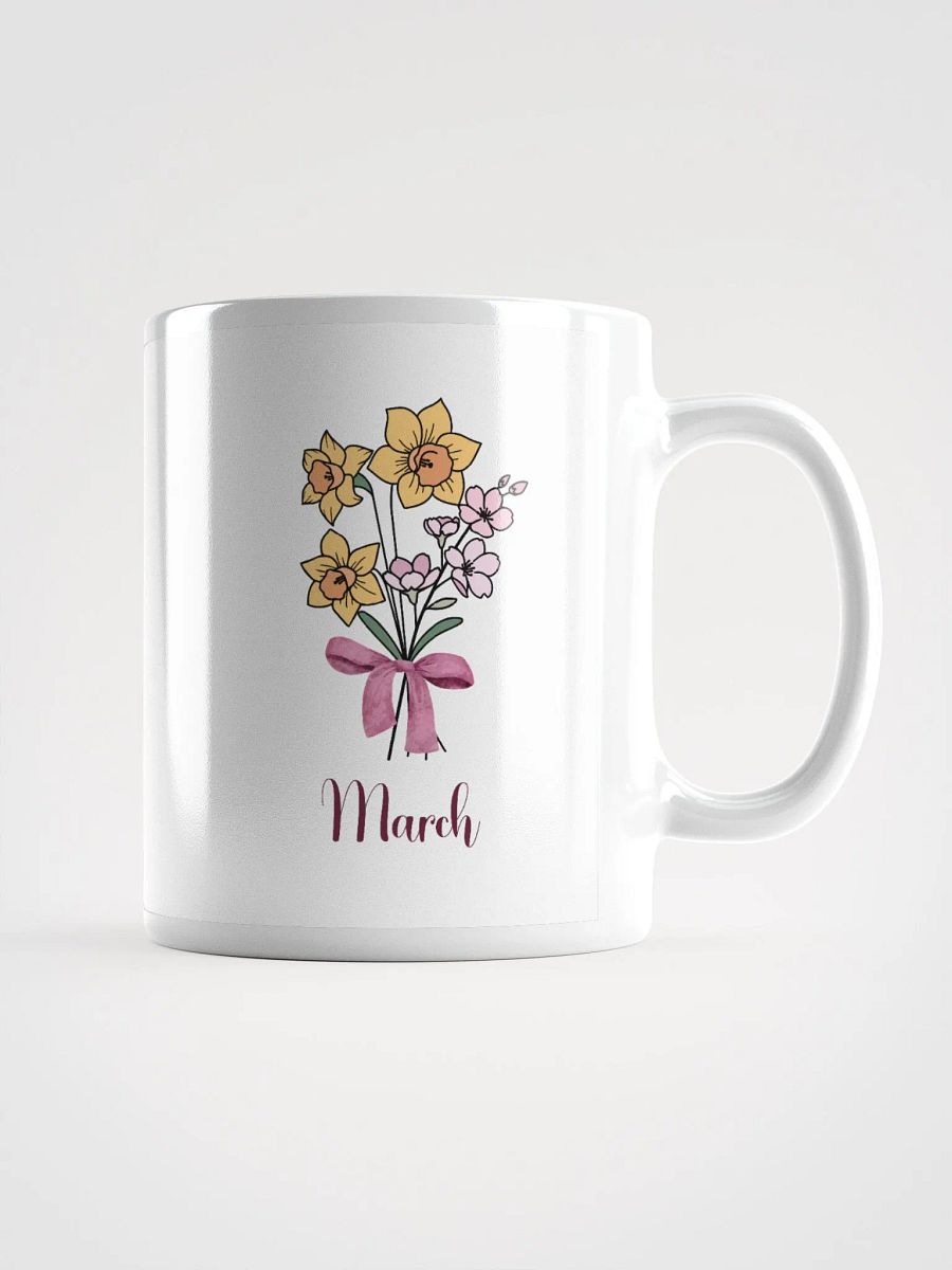 March, Birthday Flower mug product image (1)