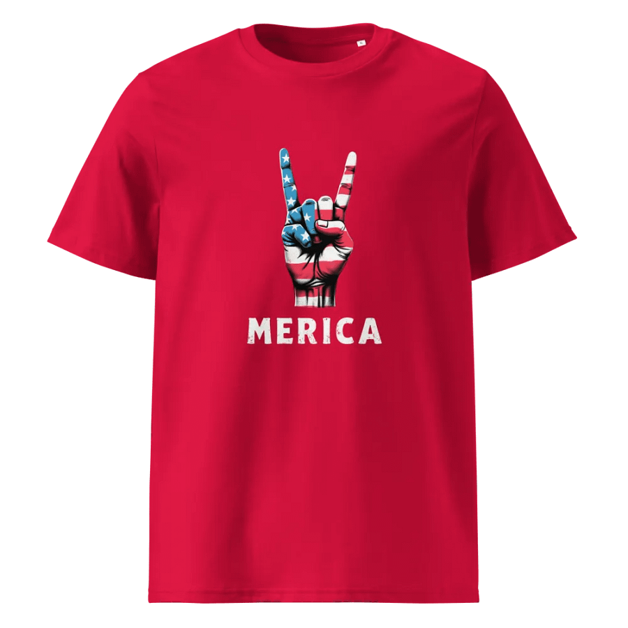 Patriotic Rock On Organic Tee product image (1)