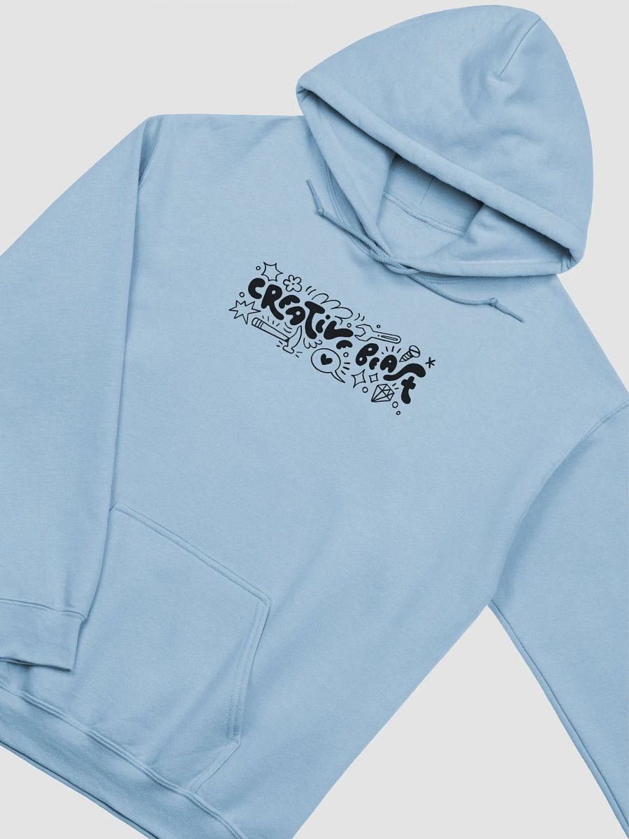 CREATIVE CHAOS HOODIE - Black txt product image (4)