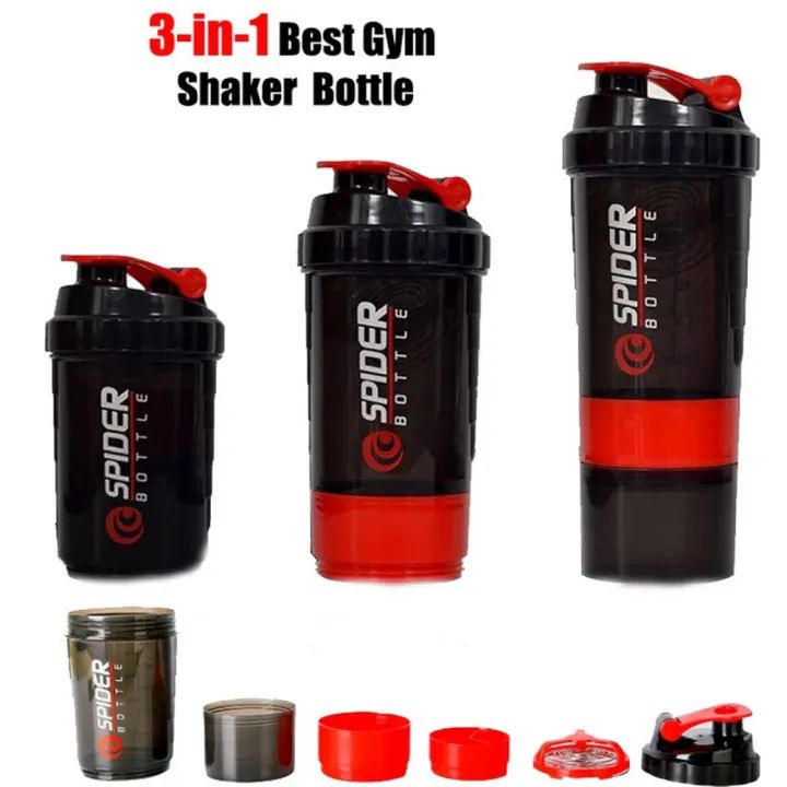 SPIDER BOTTLE Gym Shaker/Water Bottles for Gym PROTEIN & MULTI PURPOSE SHAKER Bottle 500ml product image (1)