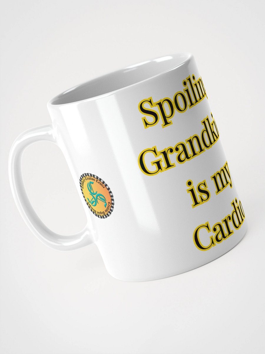 Spoiling Grandkids is my Cardio (Female) Glossy White Mug product image (3)