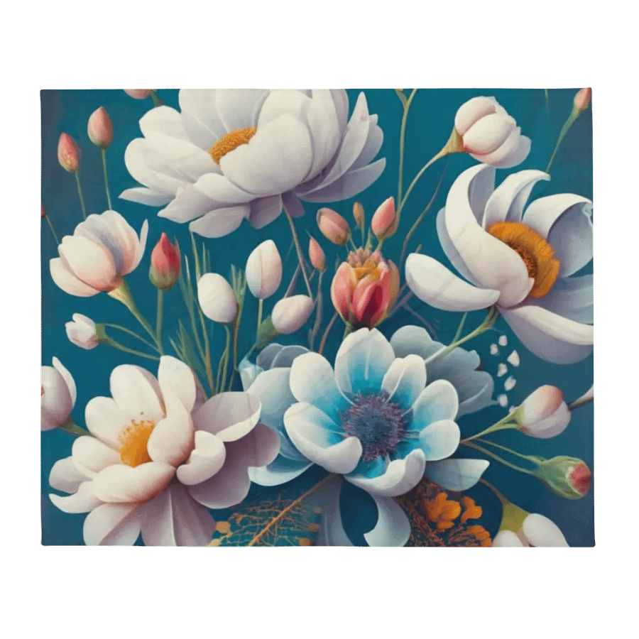 Bouquet of Flowers Throw Blanket product image (10)