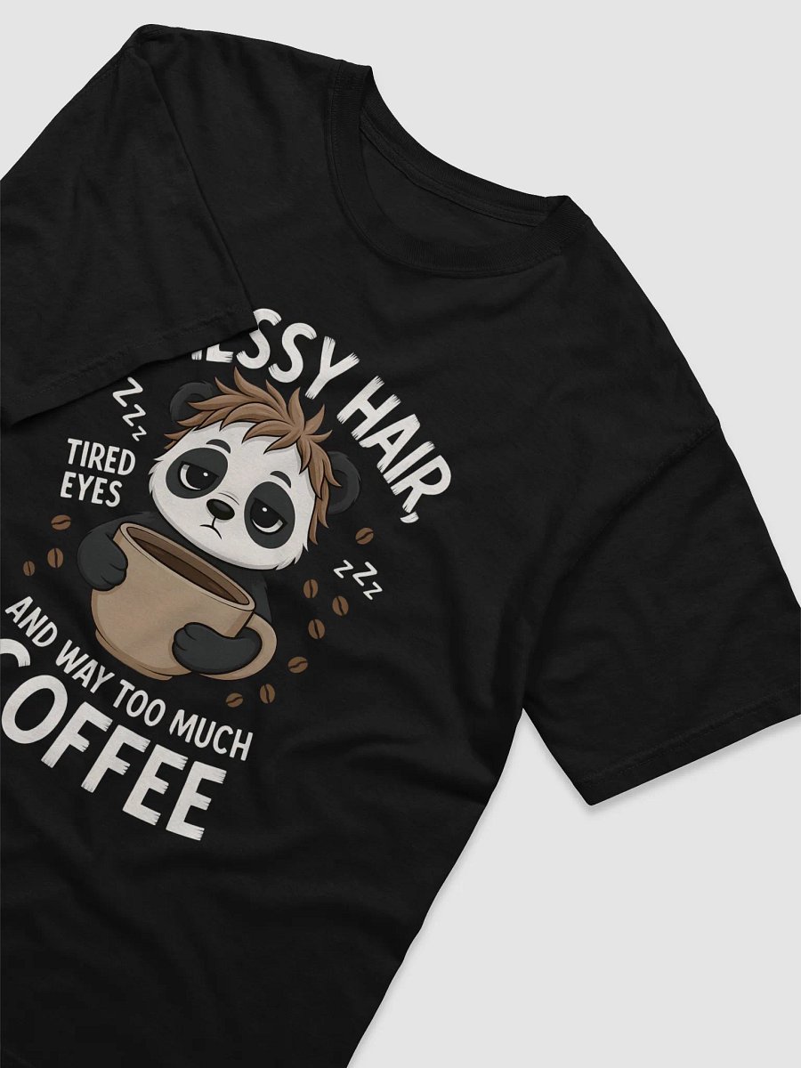 Sleepy Panda Coffee T-Shirt product image (3)