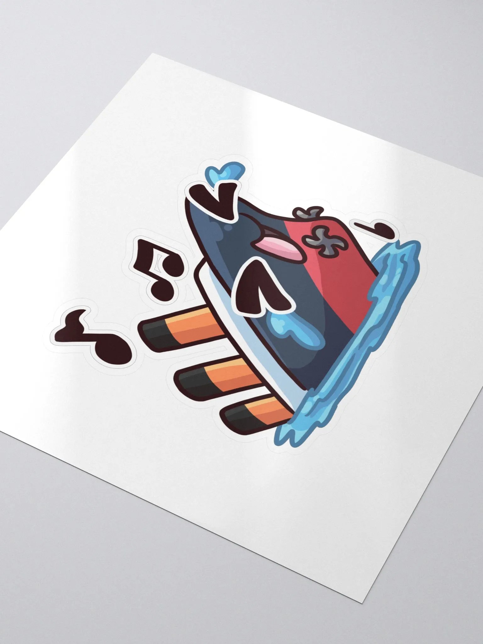 Down with the flute Sticker product image (3)