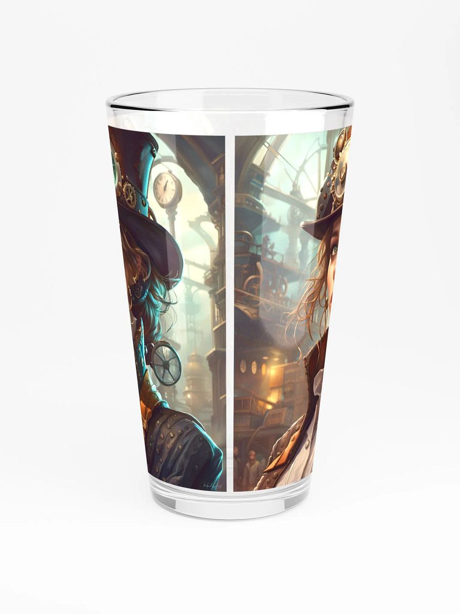Steampunk Female Pint Glass product image (3)