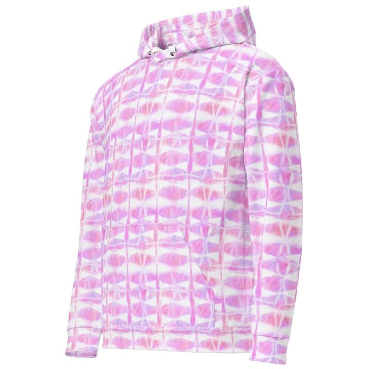 Pink Tie-Dye Relaxed-Fit Hoodie – Soft & Eco-Friendly product image (2)