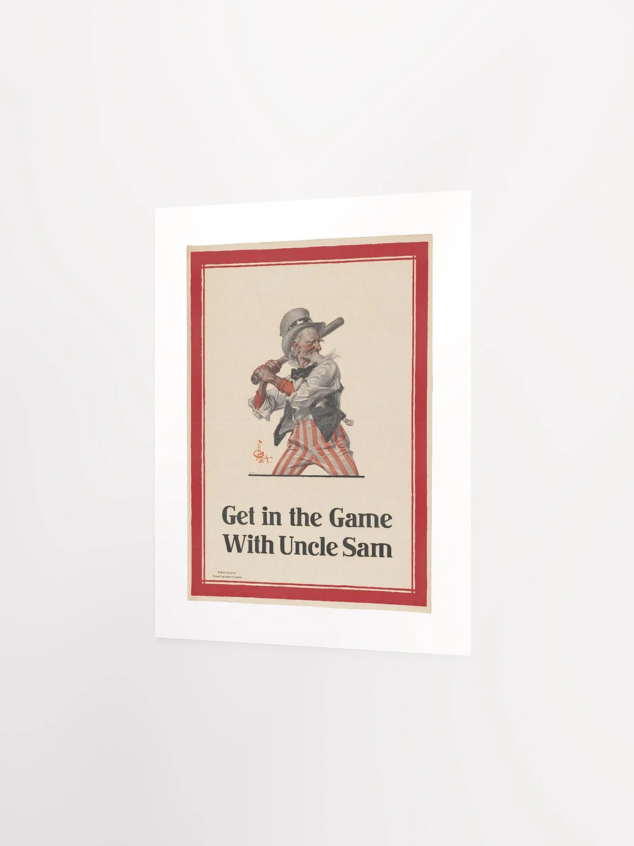 Get in the Game With Uncle Sam By Joseph Christian Leyendecker (1917) - Print product image (2)