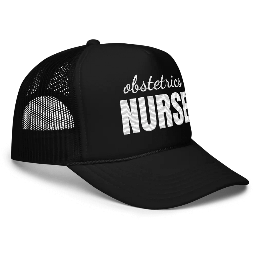 Obstetrics nurse - Embroidered Trucker Cap Hat product image (3)