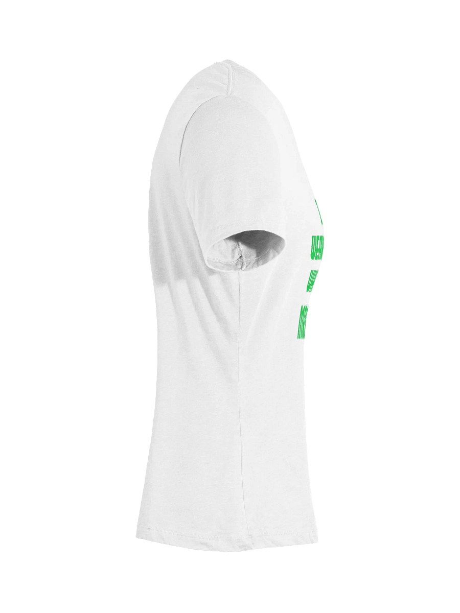 I Don't Wear This Women's V-Neck (Green Text) product image (60)