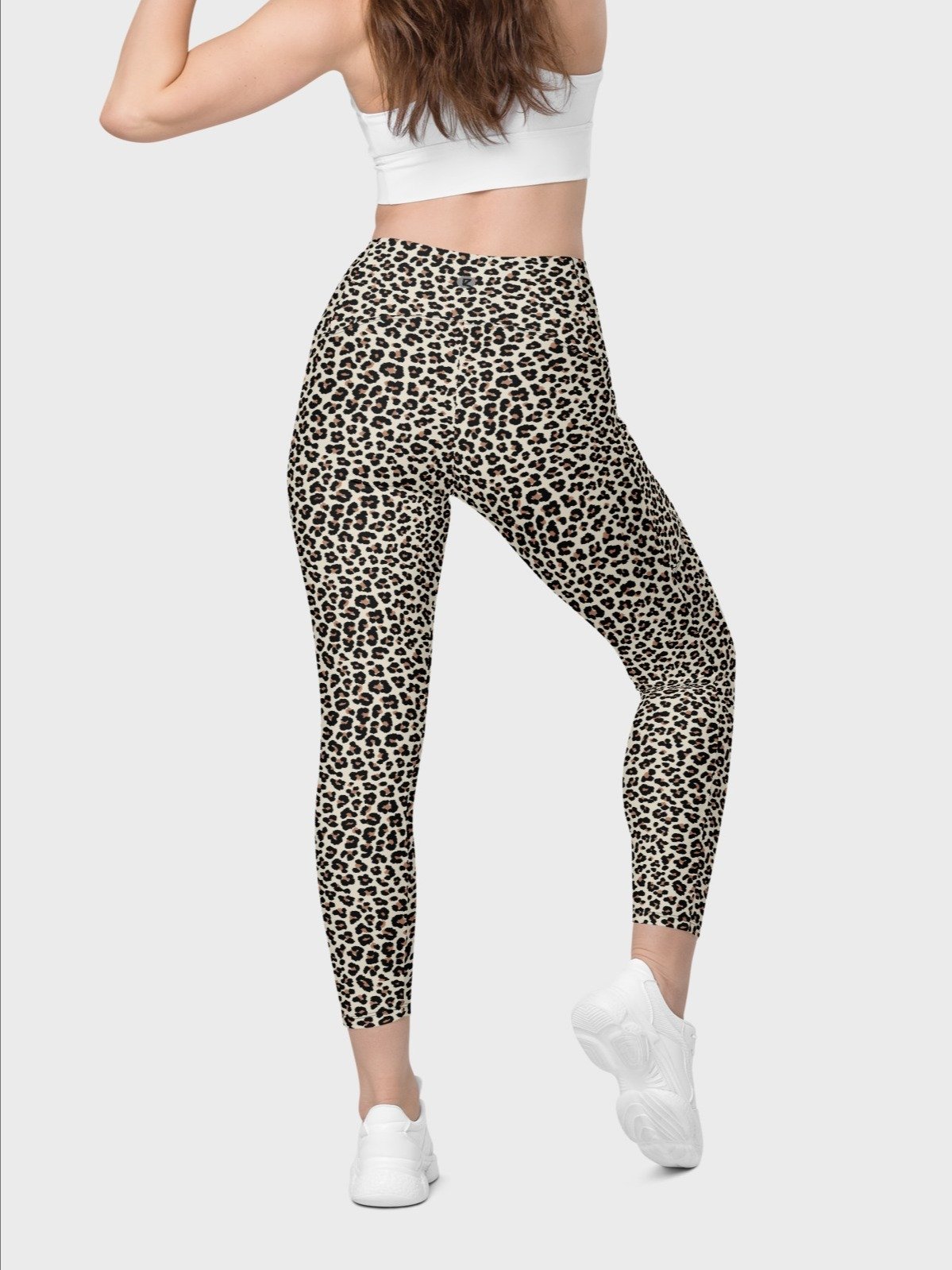 Leggings with Pockets "Abstract Animal Leopard Skin Fur Pattern" product image (7)