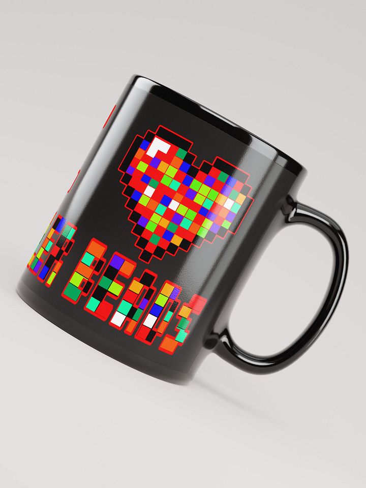 I Heart Perler Beads Dark Mug product image (2)