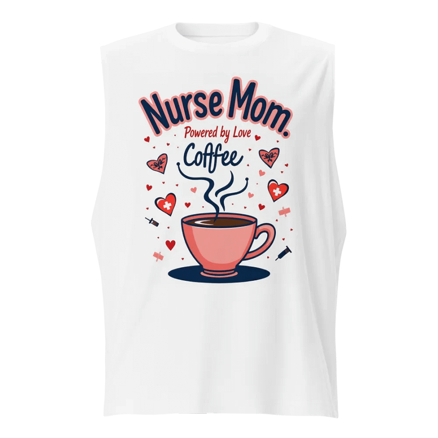 Love Coffee Nurse Mom Muscle Tank product image (1)