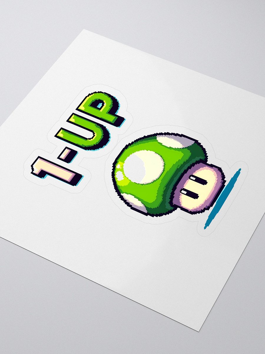 1-UP Mushroom Kiss Cut Stickers product image (3)