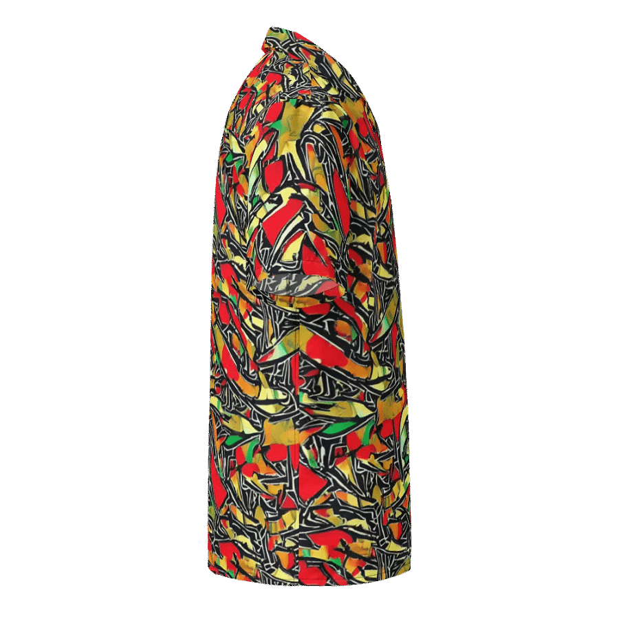 Cultural Comfort: African Black History Month Button-Down Shirt. product image (5)