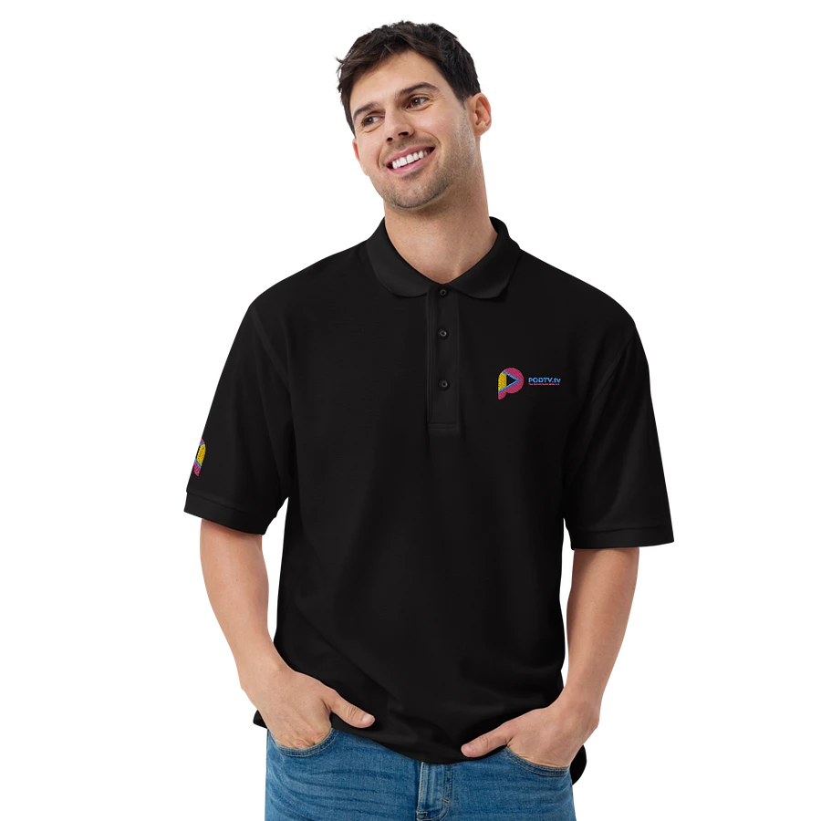 PODTV.tv Embroidered Polo Shirt product image (11)