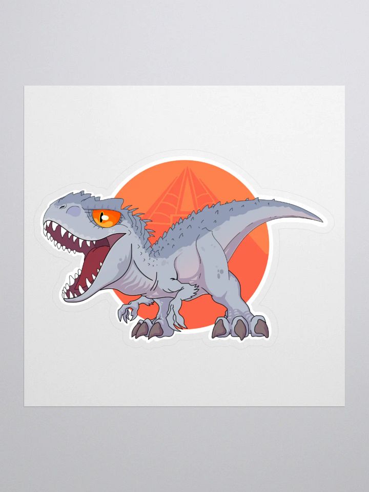 Fierce Dino Kiss Cut Stickers product image (1)