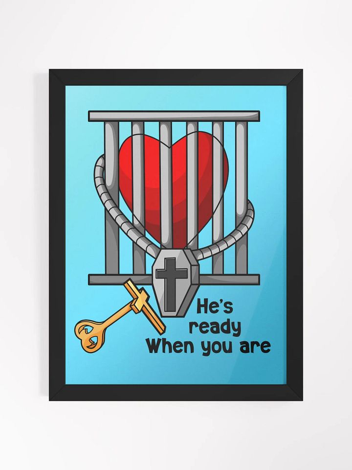 Framed Unlock Your Heart Poster product image (1)