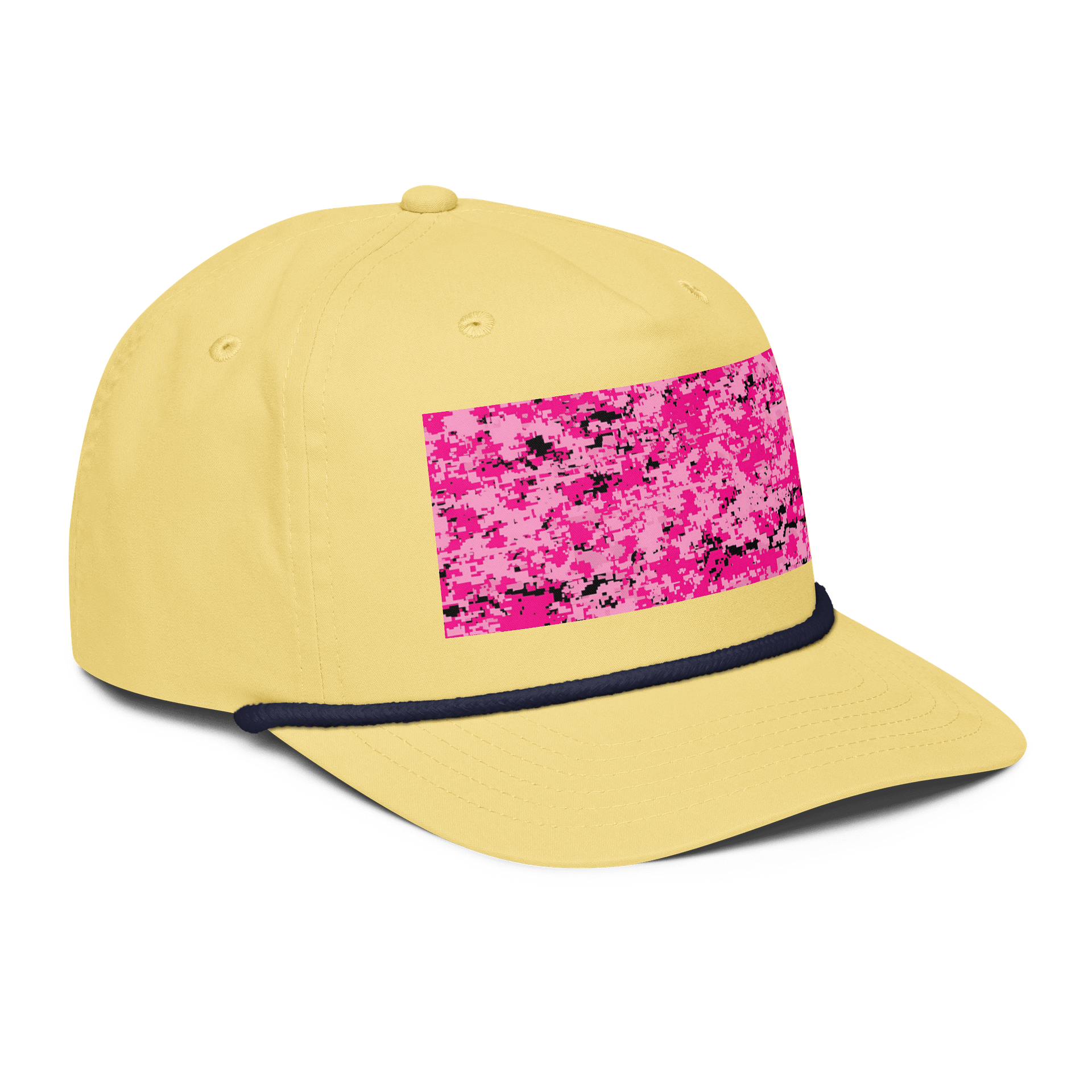 Pixel Pink Camo Golf Cap product image (4)