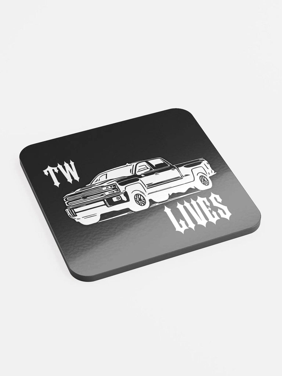 Retro Truck Lives Glossed Coaster product image (2)