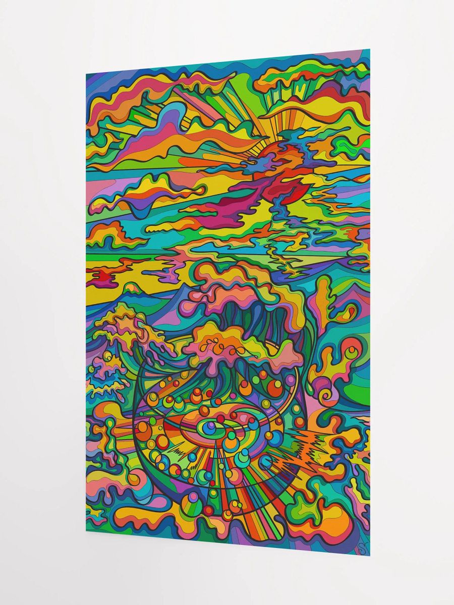 Vibrant Matte Poster Print - Sunset & Glass product image (3)